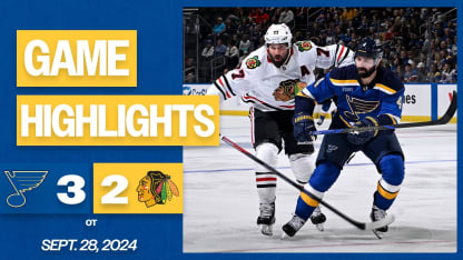 Highlights: STL 3, CHI 2 (OT)