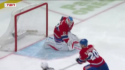 NJD@MTL: Fowler with a great save against Jesper Bratt