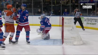 ANA@NYR: Mintyukov scores goal against Igor Shesterkin