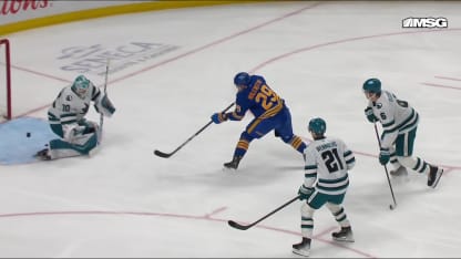 SJS@BUF: Malenstyn scores goal against Yaroslav Askarov