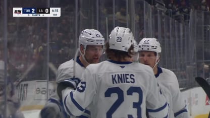 TOR@LAK: Lorentz scores SHG against 
Darcy Kuemper