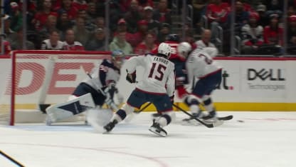 CBJ@WSH: Wilson scores goal against Elvis Merzlikins