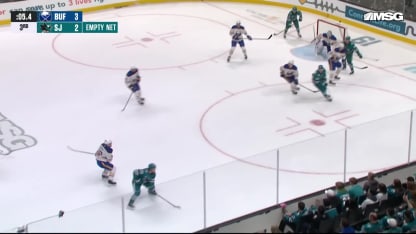 Rasmus Dahlin with a Goal vs. San Jose Sharks