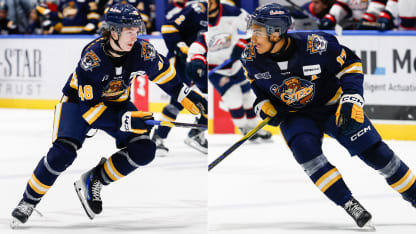 NHL Draft Class podcast Erie teammates Schaefer Spence discuss Prospects Challenge 