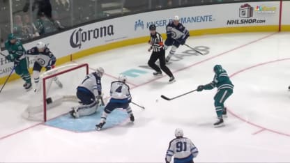 WPG@SJS: Toffoli scores goal against Connor Hellebuyck