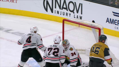 CHI@VGK: Dorofeyev marca gol contra Petr Mrazek