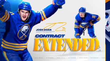 buffalo sabres josh doan contract extension