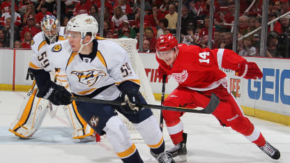 Nashville Predators v Detroit Red Wings - Game Three
