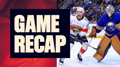 RECAP: Sabres 5, Panthers 2