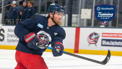 blue jackets training camp observations 2025 christiansen goalies