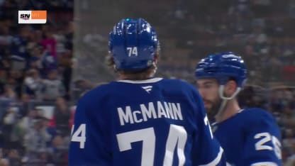 NYI@TOR: McMann scores goal against Ilya Sorokin