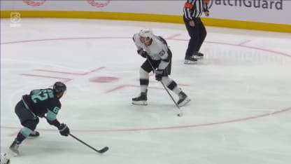 LAK@SEA: Byfield scores goal against Niklas Kokko