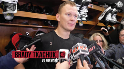 Brady Tkachuk Postgame Availability vs TOR