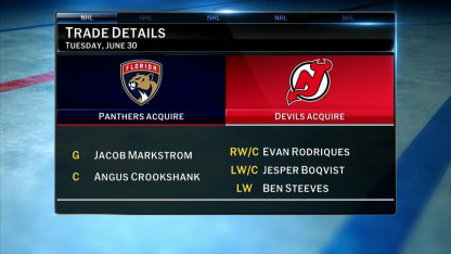 NHL Tonight reacts to Panthers and Devils Trade