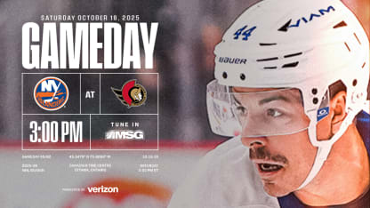 Game Preview: Islanders at Senators Oct. 18