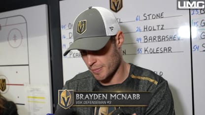 Brayden McNabb Postgame 10/5