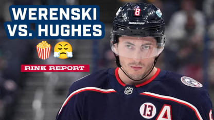 Zach Werenski and the Blue Jackets Set to Battle Quinn Hughes and the Minnesota Wild 💥 | Rink Report