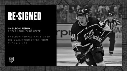 Sheldon Rempal qualifying offer contract extension LA Kings