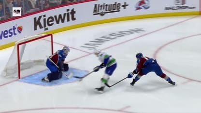 VAN@COL: Karlsson scores goal against Scott Wedgewood