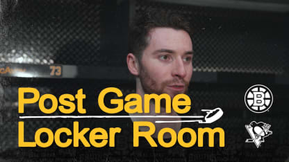 Locker Room Raw: Bruins win 2-1 over PIT