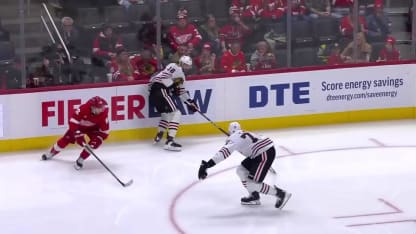 CHI@DET: Raymond scores PPG against Petr Mrazek