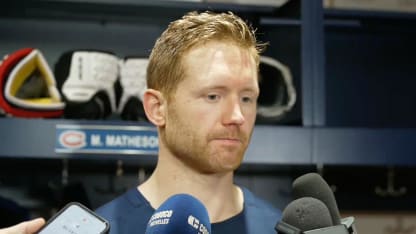 Après-match c. NYR : Matheson