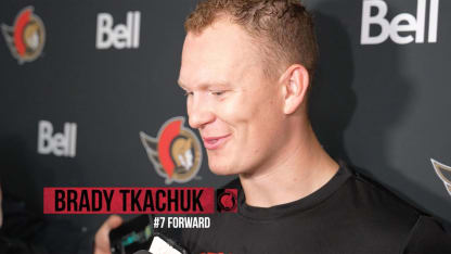 Camp d'entraînement : Brady Tkachuk Médias