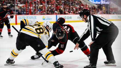 Boston Bruins Carolina Hurricanes game recap October 31