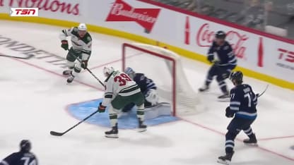 MIN@WPG: Jones scores goal against Kaapo Kahkonen