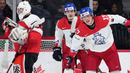 Czechia beats Austria WJC 2023