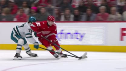 SJS@DET: Compher scores goal against Yaroslav Askarov