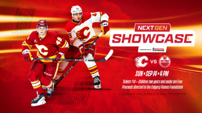 Flames Host Oilers In Next Gen Showcase Game at Scotiabank Saddledome