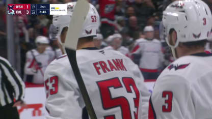 WSH@COL: Frank scores goal against Scott Wedgewood