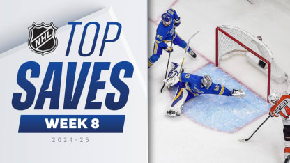 Top Saves from Week 8 of the 2024-25 NHL Season