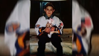 Alex-Iafallo-childhood-hockey-trophy-LA-Kings