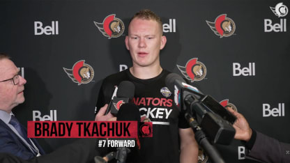 Brady Tkachuk Postgame Media vs MTL