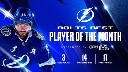 Bolts Best Player of the Month: Nikita Kucherov 