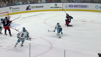 SJS@CBJ: Sillinger scores goal against Alex Nedeljkovic