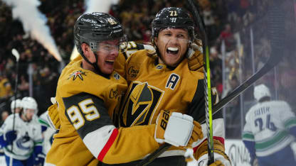 Ljuv kemi mellan William Karlsson och Victor Olofsson för Vegas Golden Knights