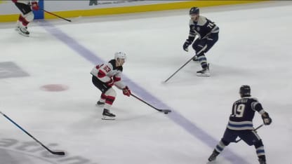 NJD@CBJ: Greaves with a great save against Jesper Bratt