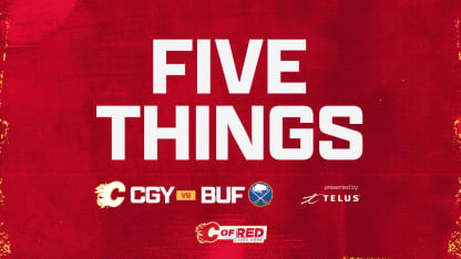 5 Things - Flames vs. Sabres 24.03.24