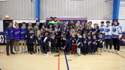 nhl blue jackets stadium series street hockey rink liberty township powell ymca