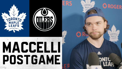 Matias Maccelli | Post Game at Edmonton Oilers 