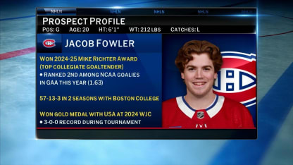 NHL Tonight Top 25 Prospects: Jacob Fowler