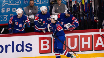 2025 IIHF World Championship Bill Guerin Zeev Buium