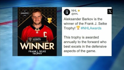 NHL Now: Selke Trophy Winner