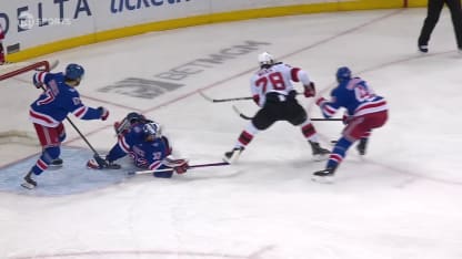 NJD@NYR: Meier scores goal against Jonathan Quick