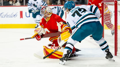 San Jose Sharks Calgary Flames game recap November 13, 2025