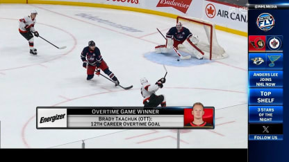 Energizer OT Winner: Brady Tkachuk