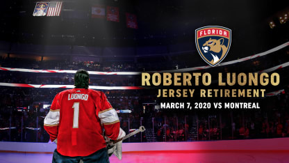 Goaltender Roberto Luongo Jersey Retirement